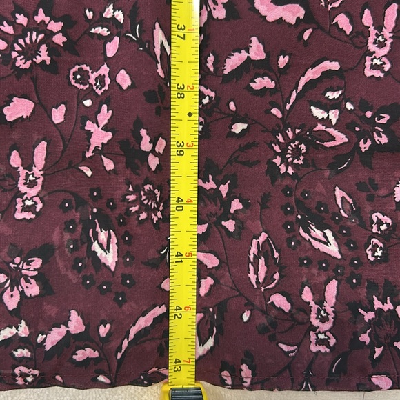 BEACH LUNCH LOUNGE Khaleesi Dress Womens Plus Size XXL Maroon Midi Boho Burgundy - Picture 13 of 17